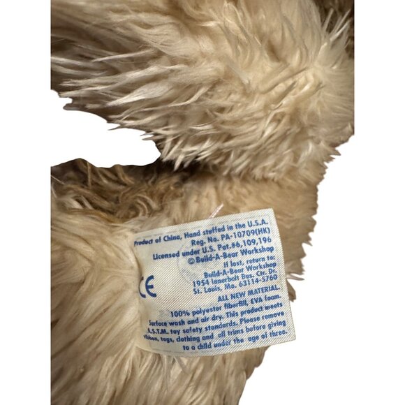Build-A-Bear Workshop Patches Plush 16" Scruffy Shaggy Dog Stuffed Animal - Picture 6 of 8